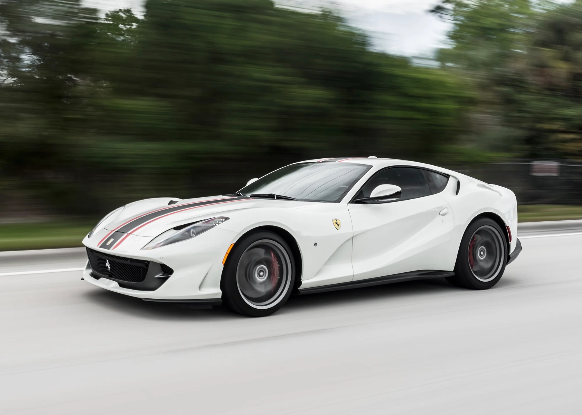 White Ferrari